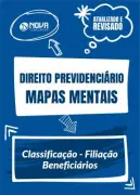 Produto Mapas Mentais Direito Previdenciário - Classificação - Filiação - Beneficiários (PDF) - Nova Concursos