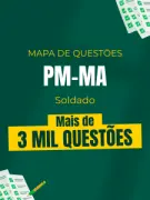 Produto Mapa de Questões Online - PM-MA - Soldado - 3 Mil Questões - Nova Concursos