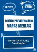 Produto Mapas Mentais Direito Previdenciário - Custeio - Lei 8.212 - Contribuições (PDF) - Nova Concursos