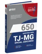 Produto Livro 650 Questões Gabaritadas TJ-MG - Oficial Judiciário - Nova Concursos