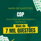 Produto Mapa de Questões Online - CDP - Técnico Portuário Administrativo - Operacional - 7 Mil Questões - Nova Concursos