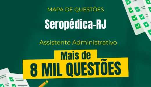 Produto Mapa de Questões Online - Câm. Seropédica-RJ - Assistente Administrativo - 8 Mil Questões - Nova Concursos