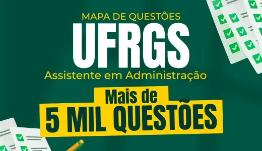 Produto Mapa de Questões Online - UFRGS - Assistente em Administração - 5 Mil Questões - Nova Concursos