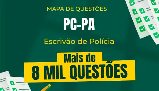 Produto Mapa de Questões Online - PC-PA - Escrivão de Polícia - 8 Mil Questões - Nova Concursos