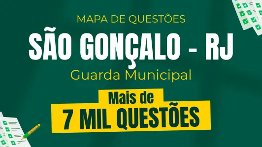 Produto Mapa de Questões Online - São Gonçalo - RJ - Guarda Municipal - 7 Mil Questões - Nova Concursos