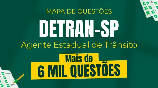 Produto Mapa de Questões Online - Detran-SP - Agente Estadual de Trânsito - 6 Mil Questões - Nova Concursos