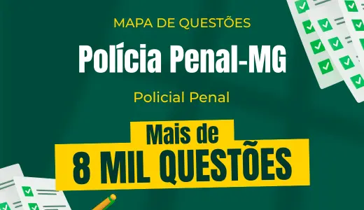 Produto Mapa de Questões Online - Polícia Penal-MG - Policial Penal - 8 Mil Questões - Nova Concursos