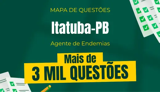 Produto Mapa de Questões Online - Pref. Itatuba-PB - Agente de Combate às Endemias - 3 Mil Questões - Nova Concursos