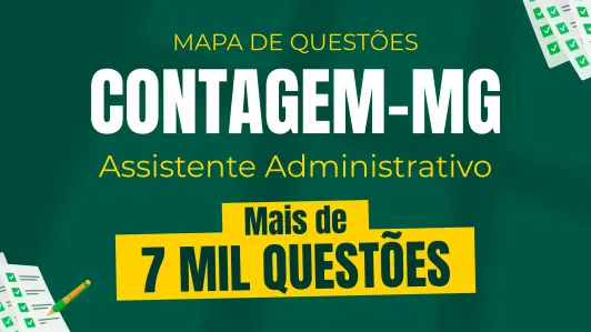 Produto Mapa de Questões Online - Pref. Contagem-MG - Assistente Administrativo - 7 Mil Questões - Nova Concursos