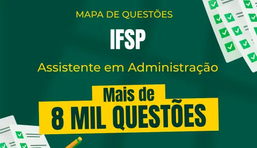 Produto Mapa de Questões Online - IFSP - Assistente em Administração - 8 Mil Questões - Nova Concursos