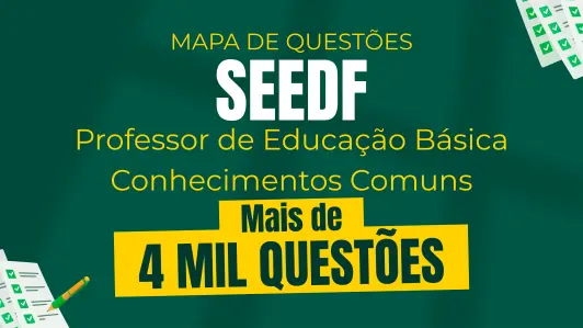 Produto Mapa de Questões Online - SEEDF - Professor de Educação Básica - Conhecimentos Comuns - 5 Mil Questões - Nova Concursos