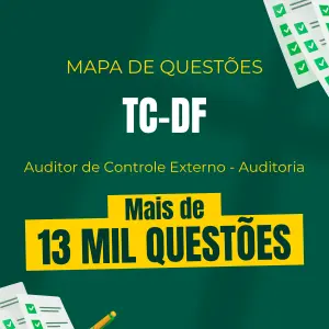 Produto Mapa de Questões Online - TC-DF - Auditor de Controle Externo - Auditoria - 13 Mil Questões - Nova Concursos