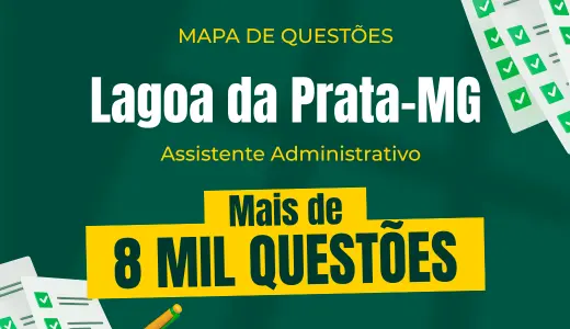 Produto Mapa de Questões Online - Pref. Lagoa da Prata-MG - Assistente Administrativo - 8 Mil Questões - Nova Concursos