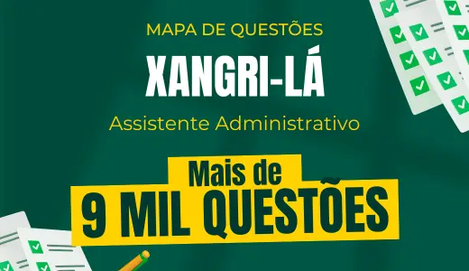 Produto Mapa de Questões Online - Pref. Xangri-lá-RS - Assistente Administrativo - 9 Mil Questões - Nova Concursos