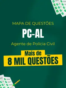 Produto Mapa de Questões Online - PC-AL - Agente de Polícia Civil - 8 Mil Questões - Nova Concursos