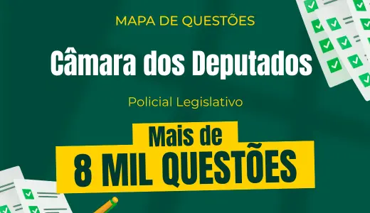 Produto Mapa de Questões Online - Câmara dos Deputados - Técnico Legislativo - Policial Legislativo Federal - 8 Mil Questões - Nova Concursos