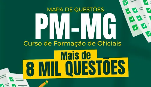 Produto Mapa de Questões Online - PM-MG - Oficial (CFO) - 8 Mil Questões - Nova Concursos