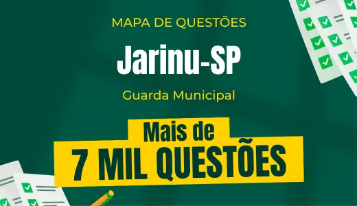 Produto Mapa de Questões Online - Pref. Jarinu-SP - Guarda Municipal - 7 Mil Questões - Nova Concursos