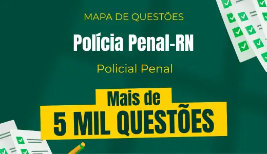 Produto Mapa de Questões - Polícia Penal-RN - Policial Penal - 5 Mil Questões - Nova Concursos