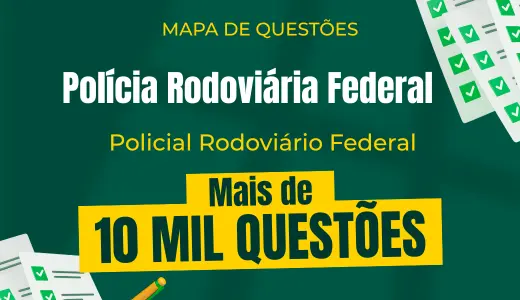 Produto Mapa de Questões PRF - Policial Rodoviário Federal - 10 Mil questões - Nova Concursos
