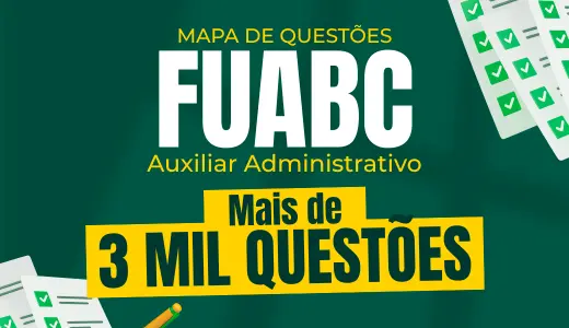 Produto Mapa de Questões Online - Fundação ABC - Auxiliar Administrativo - 3 Mil Questões - Nova Concursos