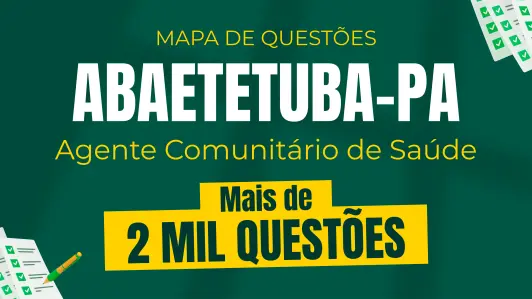 Produto Mapa de Questões Online - Pref. Abaetetuba-PA - Agente Comunitário de Saúde - 2 Mil Questões - Nova Concursos