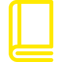 ícone livro amarelo