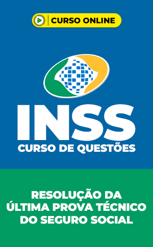 Arte curso online - INSS curso de questões - resolução da última prova técnico do seguro social