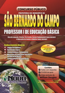 Apostila Concurso São Bernardo do Campo