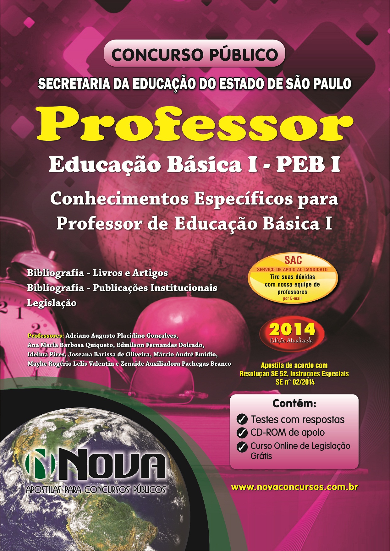 SEE - SP - Professor Educacao Basica I - PEB I