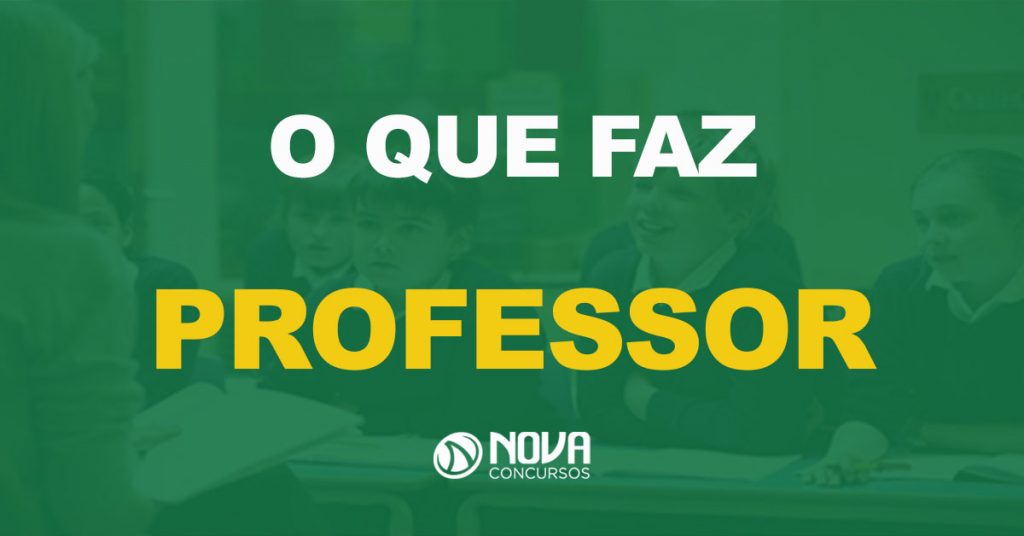 O que faz o Professor nível infantil e fundamental I?