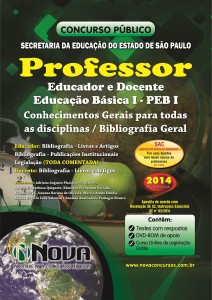 SEE - SP - Professor Educador e Docente - Educacao Basica I - PEB I