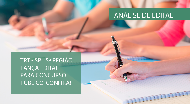 Análise de edital: TRT-SP 15ª Região