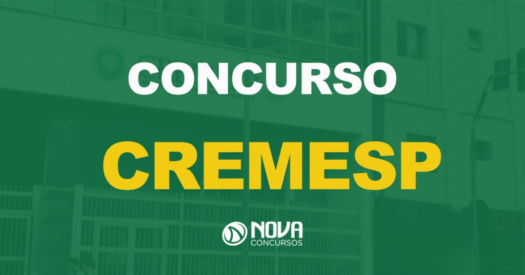 Concurso CREMESP: Edital publicado. Salário de até R$ 10,3 mil!