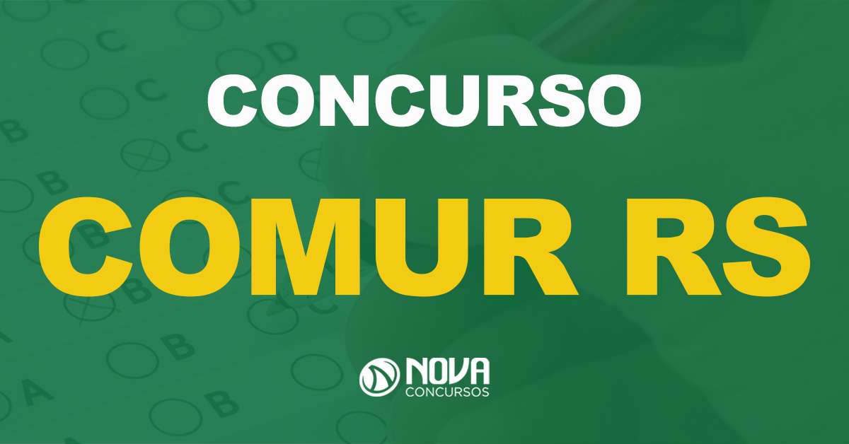Concurso Comur RS: Edital publicado para cargos de nível fundamental!