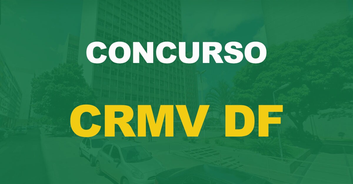Concurso CRMV DF: Edital de nível médio. Salário de R$ 2 mil!