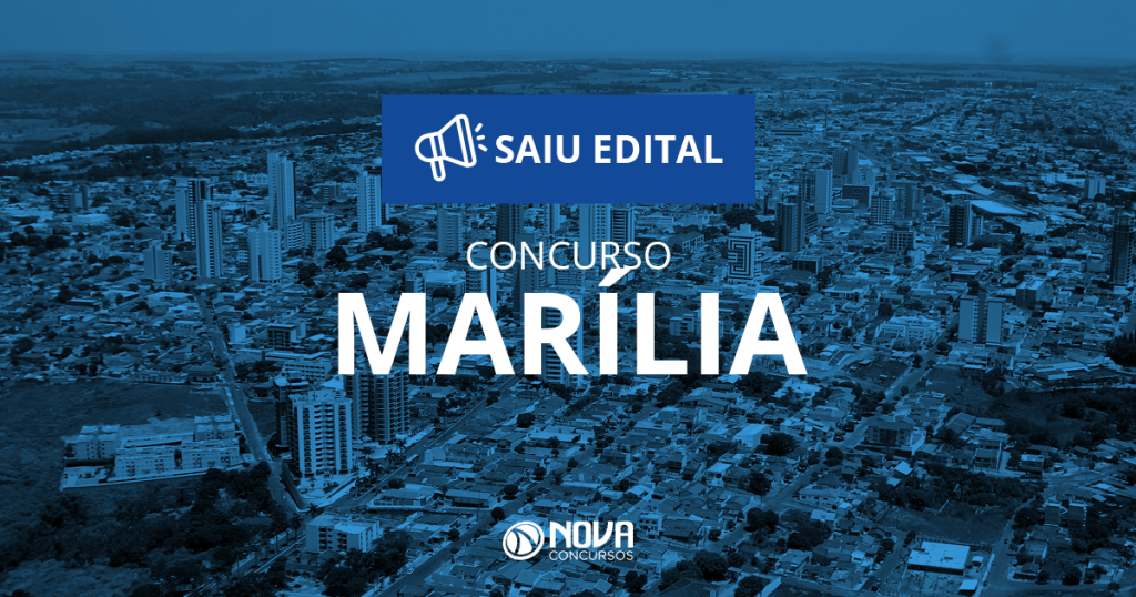 Câmara de Marília SP: Inscrições terminam hoje (10/11) para níveis médio e superior!