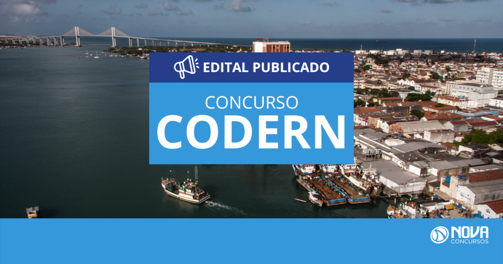 Concurso CODERN: Últimas horas de inscrições com vagas para nível médio!