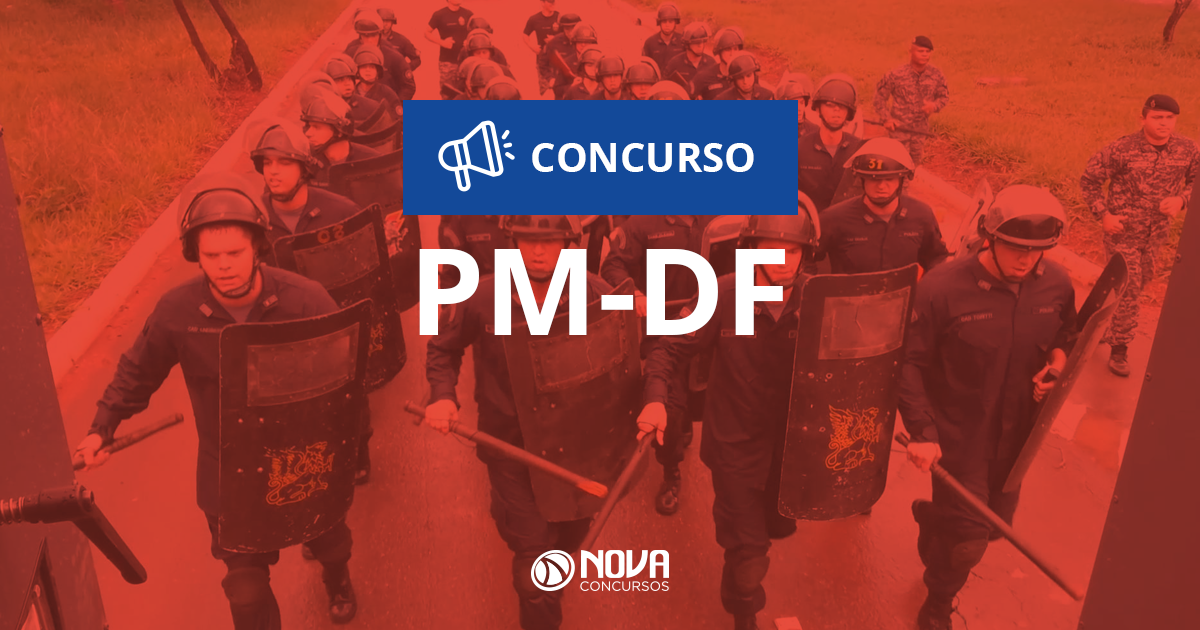 Concurso PM DF: Processo de contratação da banca organizadora terá resultado até sexta-feira (08/12)!