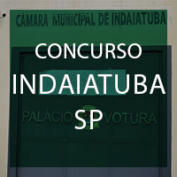 Concurso Câmara de Indaiatuba SP