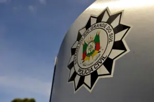 Fotografia da logo da PC RS!