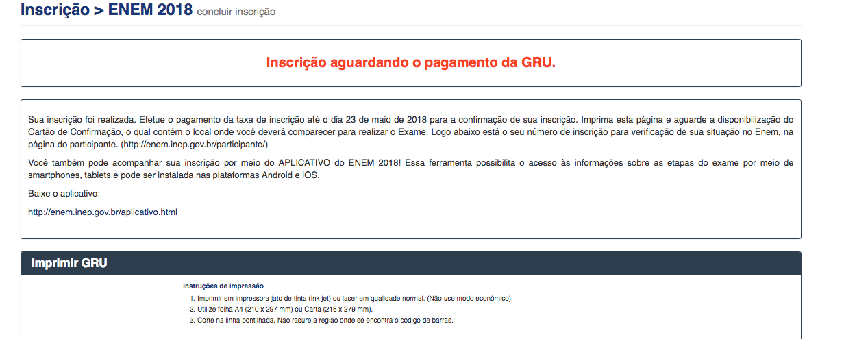 ENEM: Confira o passo a passo para fazer sua inscrição! 7 conclusão