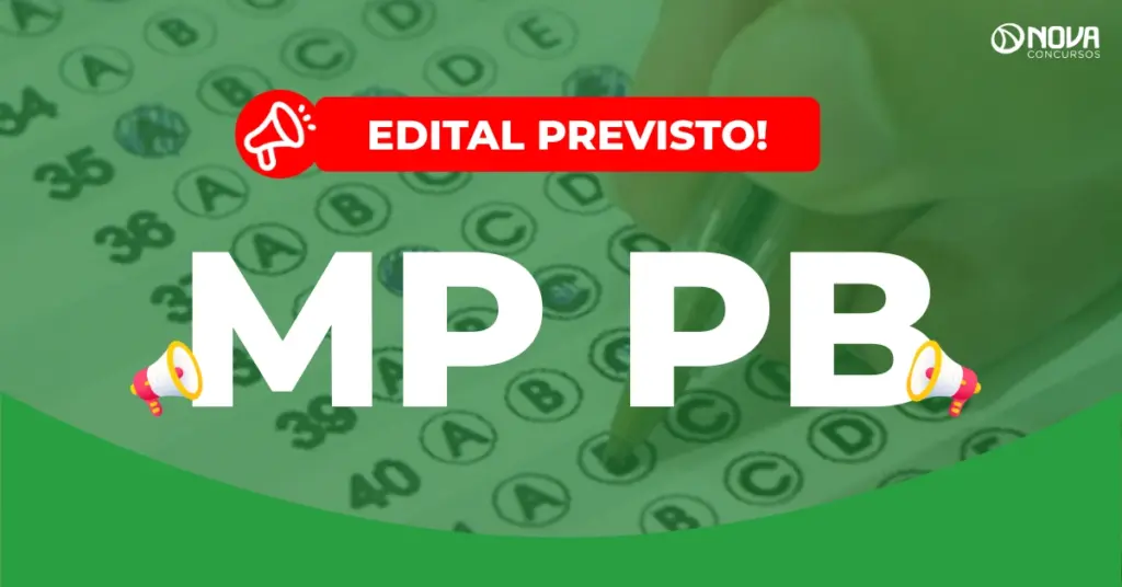 Concurso MP PB Promotor: 10 vagas previstas ainda em breve!