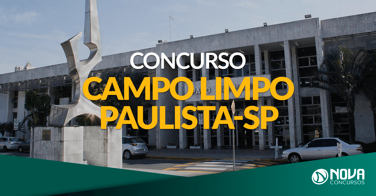 Concurso Prefeitura de Campo Limpo Paulista – SP: Último dia para se inscrever!
