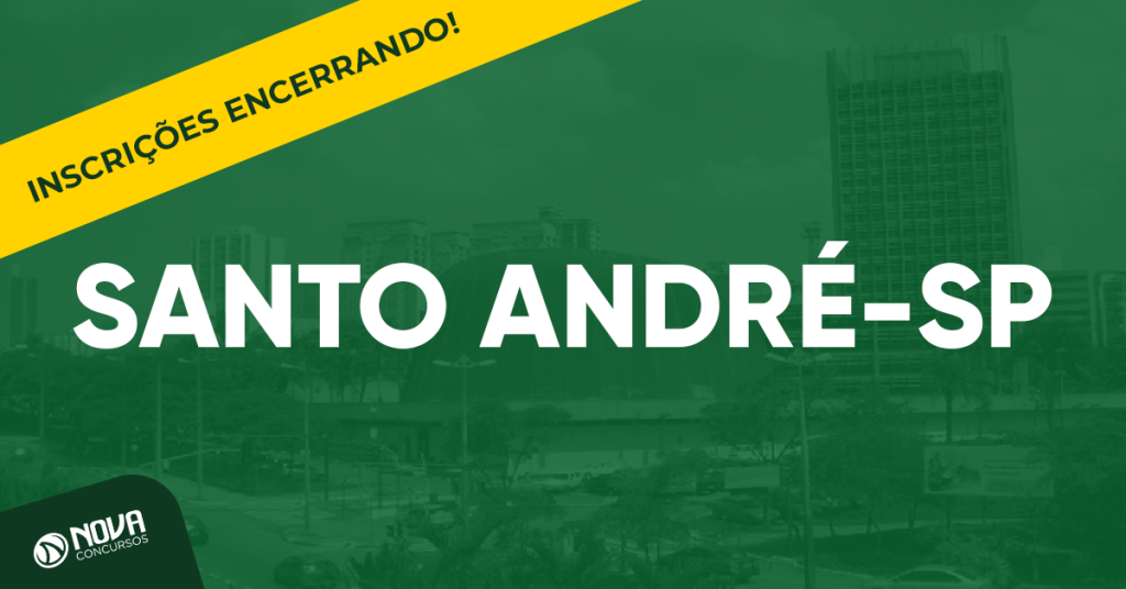 Concurso Prefeitura de Santo André – SP: Inscrições encerram neste domingo (15)!