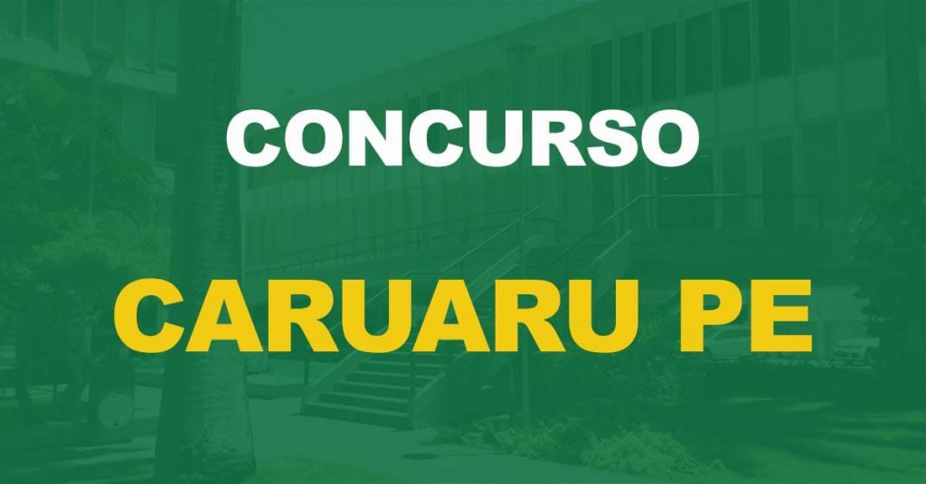 Concurso Caruaru PE: Prefeito anuncia novo certame para diversas áreas de atuação!