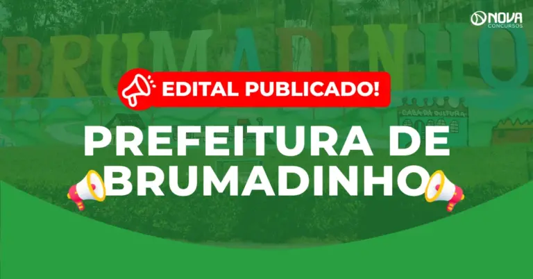 Concurso Prefeitura de Brumadinho: Saiu edital para Guarda Municipal! 40 vagas!