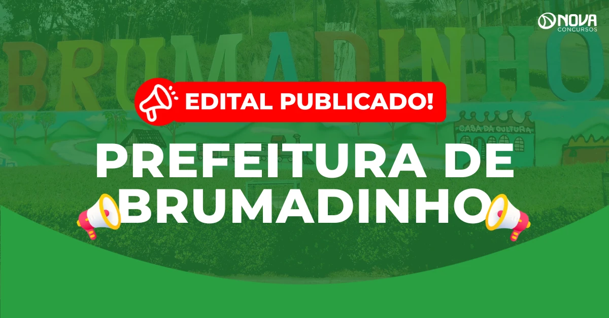 Concurso Prefeitura de Brumadinho: Saiu edital para Guarda Municipal! 40 vagas!