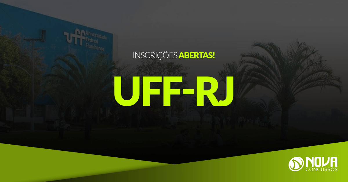 Concurso UFF: Inscrições estão abertas!
