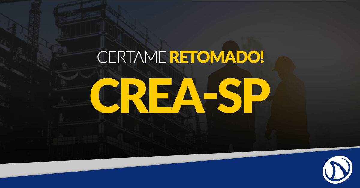 Concurso CREA-SP é retomado!